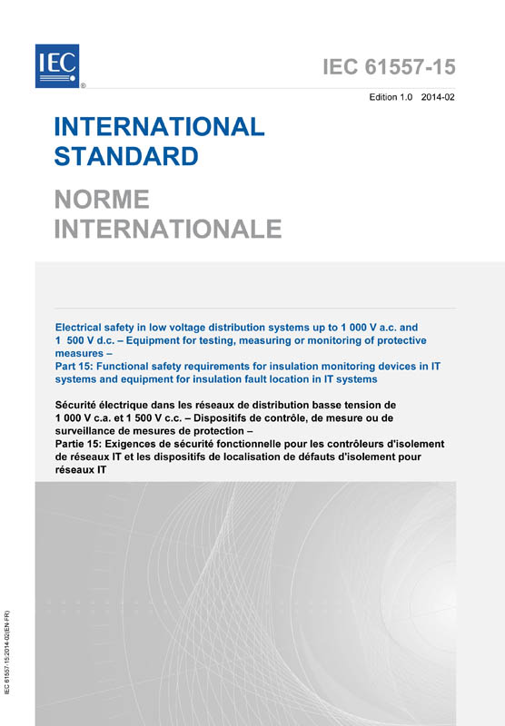 Cover IEC 61557-15:2014